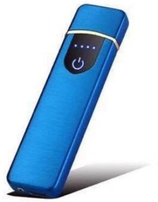 play run Cigarette USB Rechargeable Lighter USB Rechargeable Small Touch Cigarette Lighter(Blue)