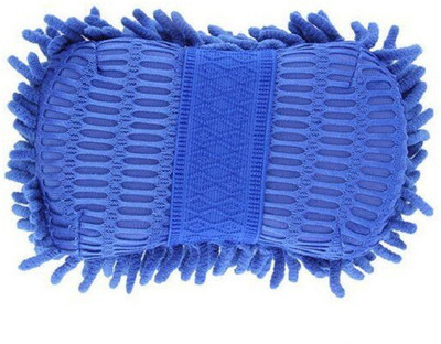 DEAGAN Microfiber Washer Towel Duster&sponge Wet and Dry Glove Set Wrapped Sponge(Pack of 1)
