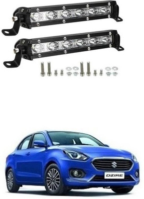 PRTEK Led Bar/Fog Light/Work Light Bar 6 2Pcs Universa Car & Bike 230 Fog Lamp Car LED for Maruti Suzuki (12 V, 18 W)(Swift Dzire, Pack of 2)