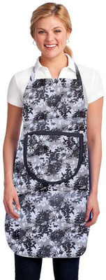 Reejon Polyester Home Use Apron - Free Size(Black, Single Piece)