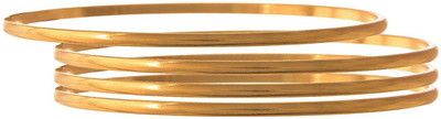 JFL Jewellery for Less Copper Gold-plated Bangle Set