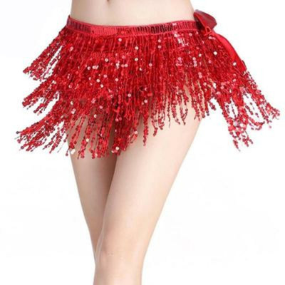 VRITRAZ Women Party Red Fabric Belt