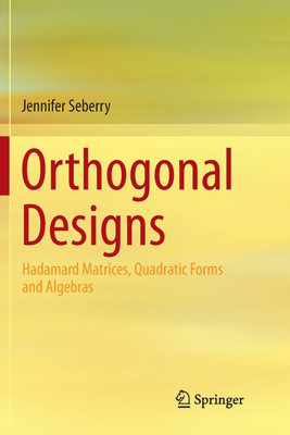Orthogonal Designs(English, Paperback, Seberry Jennifer)