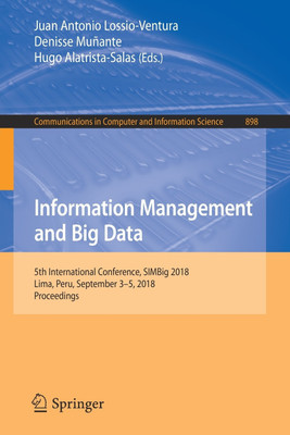 Information Management and Big Data(English, Paperback, unknown)