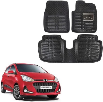 Oshotto Leatherite 3D Mat For  Hyundai Grand i10(Black)