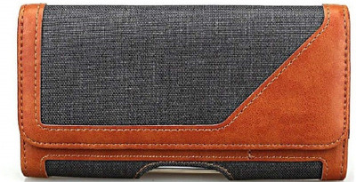 realtech Pouch for Realme X2 Pro(Brown, Holster, Pack of: 1)