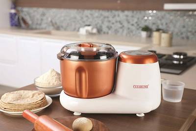 Clearline Clearline Appliances - Dough Kneader with Unique Heating Function for Fermentation : 3.5L Capacity Plastic Detachable Dough Maker