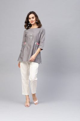 Indo Era Women Kurta and Trousers Set