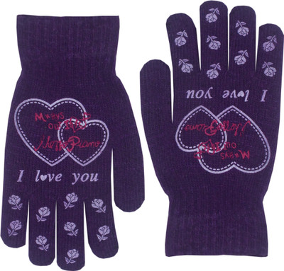 Oasis One Stop Solutions Self Design Winter Men & Women Gloves