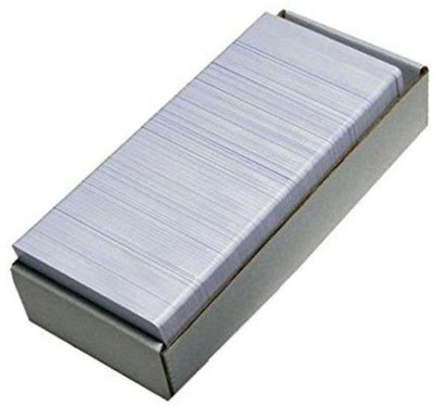 canoff Plain White PVC ID Cards For InkJet Printers - Set of 230 Single Color Ink Cartr Black Ink Toner