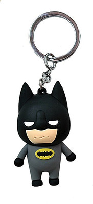 One Point Collections Batman Rubber PVC Keychain Bike Keychain Car Keychain Collectible Key Chain