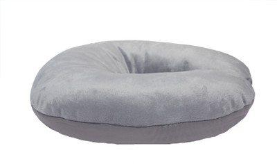 NFI U-Shaped Neck Travel Pillow for Car, Train, Flight, Bus - Microfibre Neck Rest Soft Cushions Neck PillowÂ Â (Grey) Neck Pillow(Grey)