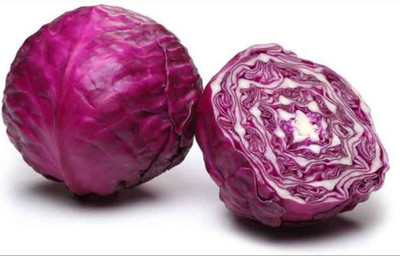 R-DRoz Vegetables Seeds : Red Cabbage Vegetables Premium Seeds for Home Garden Seed(50 per packet)