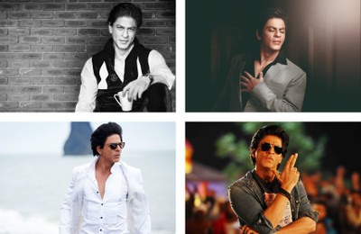 Pack of 4 The Badshah of Bollywood shahrukh khan Poster | Shah Rukh Khan | HD Wall Poster for Room decor (12x18-Inch, 300GSM Thick Paper, Gloss Laminated) Paper Print(18 inch X 12 inch, Rolled with Safety tube)