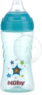 NUBY SIP-IT Sport sipper with spout for your kids (Turquoise)- 12oz 360ml(Turquoise)