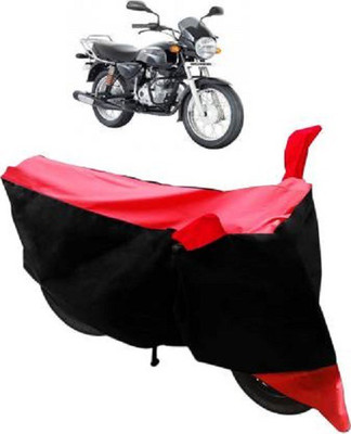 AK Star Waterproof Two Wheeler Cover for Bajaj(CT100, Black, Red)