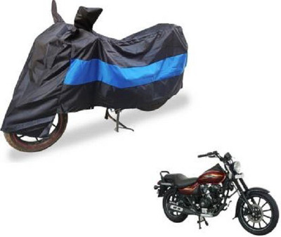 AK Star Waterproof Two Wheeler Cover for Bajaj(Avenger 150 Street, Blue, Black)