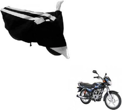 AK Star Waterproof Two Wheeler Cover for Bajaj(CT100, Black, Silver)