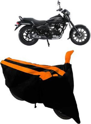 Star India Waterproof Two Wheeler Cover for Bajaj(Avenger 150 Street, Orange, Black)