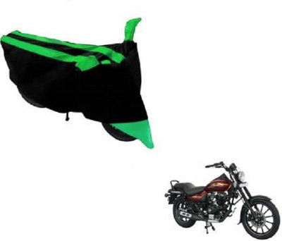 AK Star Waterproof Two Wheeler Cover for Bajaj(Avenger 150 Street, Green, Black)