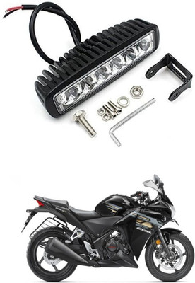 PRTEK Led Bar/Fog Light/Work Light Bar 6 LED 18 Watt Universa Car & Bike 091 Fog Lamp Motorbike LED for Honda (12 V, 18 W)(CBR 250R, Pack of 1)