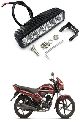 PRTEK Led Bar/Fog Light/Work Light Bar 6 LED 18 Watt Universa Car & Bike 071 Fog Lamp Motorbike LED for Honda (12 V, 18 W)(Dream Yuga, Pack of 1)