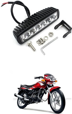 PRTEK Led Bar/Fog Light/Work Light Bar 6 LED 18 Watt Universa Car & Bike 155 Fog Lamp Motorbike LED for TVS (12 V, 18 W)(Star Sport, Pack of 1)