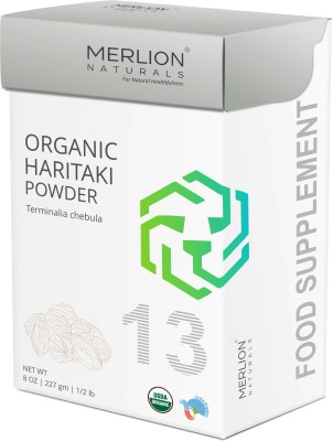 Merlion Naturals Organic Haritaki Powder, Terminalia chebula(227 g)