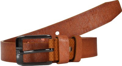 OFF Men Casual Brown Artificial Leather Belt