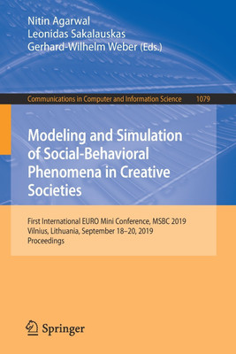 Modeling and Simulation of Social-Behavioral Phenomena in Creative Societies(English, Paperback, unknown)