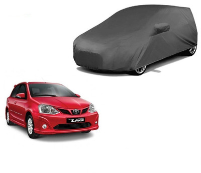 Utkarsh Car Cover For Toyota Etios Liva (With Mirror Pockets)(Grey)