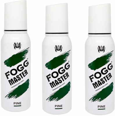 FOGG GREEN PACK OF 3 Body Spray - For Men & Women(120 ml, Pack of 3)