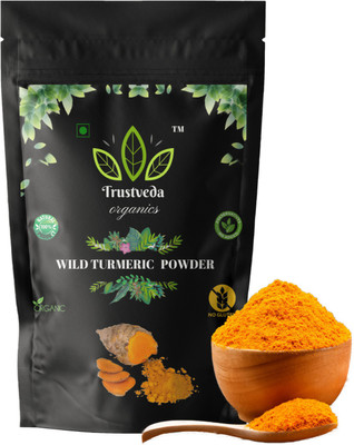Trustveda organics Wild Kasturi Turmeric Manjal Amba Haldi Powder For Skin Whitening (100 g)(100 g)