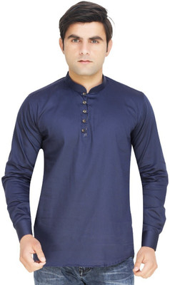 House Of Sensation Men Solid A-line Kurta(Multicolor)