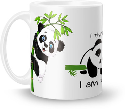 ECFAK Panda E021 Ceramic Coffee Mug(325 ml)