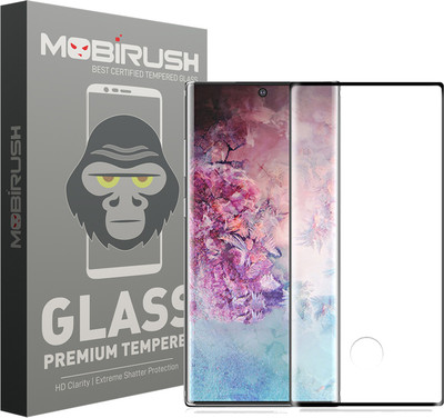 MOBIRUSH Edge To Edge Tempered Glass for Samsung Galaxy Note 10 Pro(Pack of 1)