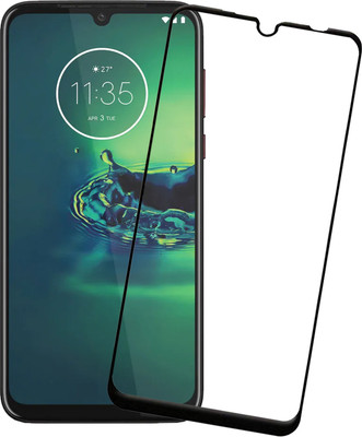 Karpine Edge To Edge Tempered Glass for Moto G8 Plus(Pack of 1)