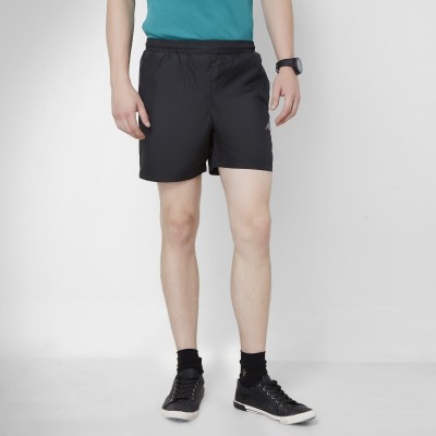 Kappa Solid Men Black Sports Shorts