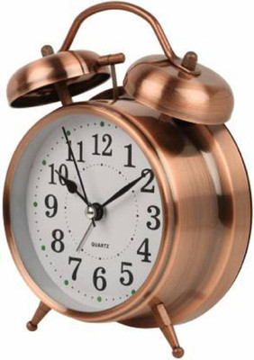 BRIJBAZAAR Analog Silver Clock