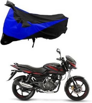 AK Star Waterproof Two Wheeler Cover for Bajaj(Pulsar 180 DTS-i, Blue, Black)