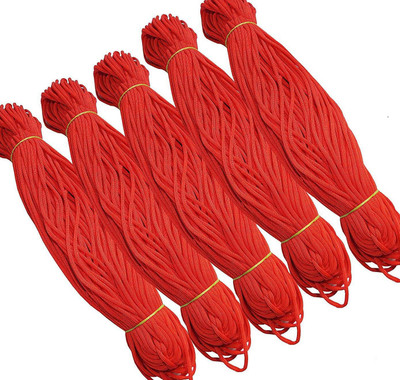 CHL ROAR SOFT MACRAME CORDS ONE COLOR SET OF 250 M RED