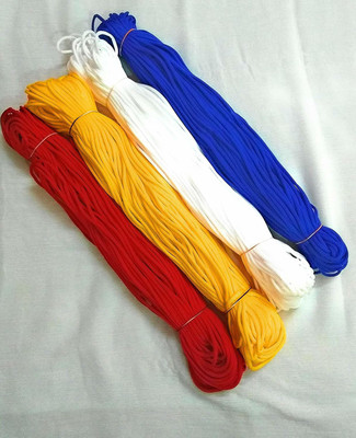 CHL ROAR SOFT MACRAME CORDS 4 BEAUTIFUL COLOR SET OF 200 M MULTICOLOR