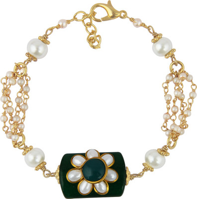 Pearlz Ocean Alloy Gold-plated Bracelet