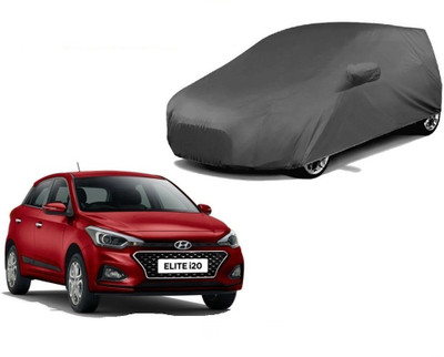 Utkarsh Car Cover For Hyundai Elite i20 (With Mirror Pockets)(Grey)