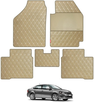 elegant Leatherite Standard Mat For  Volkswagen Vento(Beige)
