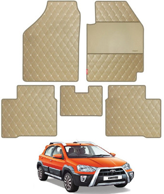 elegant Leatherite Standard Mat For  Toyota Etios Cross(Beige)