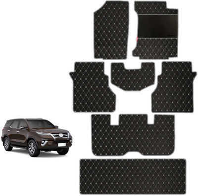 elegant Leatherite Standard Mat For  Toyota New Fortuner(Black, White)