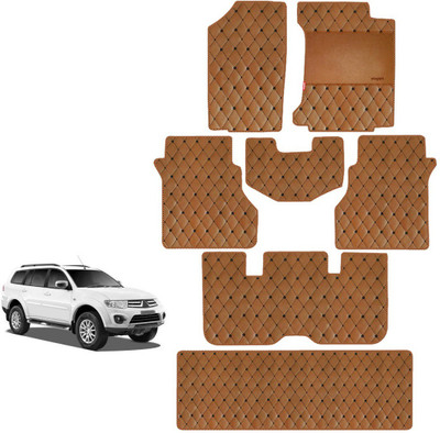 elegant Leatherite Standard Mat For  Mitsubishi Pajero Sport(Brown)