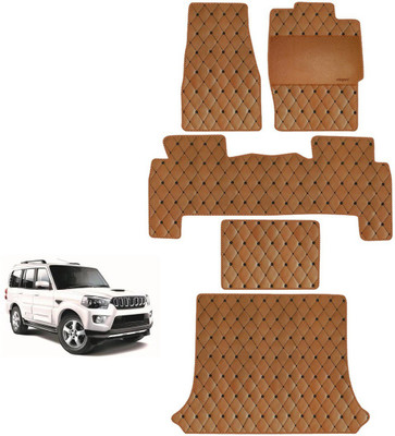 elegant Leatherite Standard Mat For  Mahindra New Scorpio(Brown)