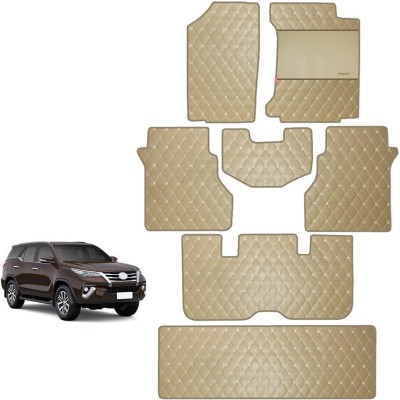 elegant Leatherite Standard Mat For  Toyota New Fortuner(Beige)